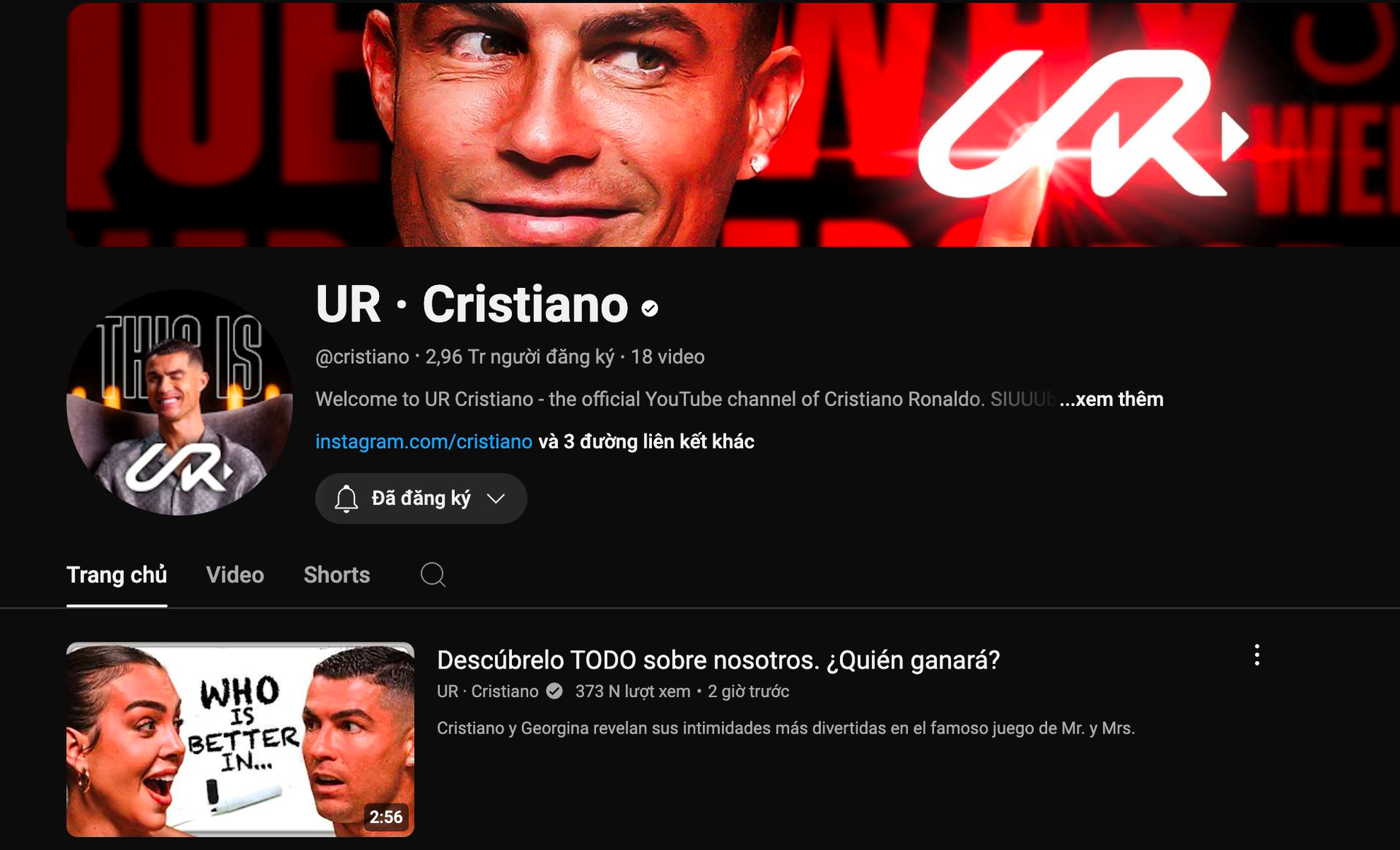 Ronaldo vừa mở kênh YouTube đã "vượt mặt" Jennie (BLACKPINK): Đạt 1 triệu lượt sub, rinh nút vàng nhanh nhất lịch sử- Ảnh 2.