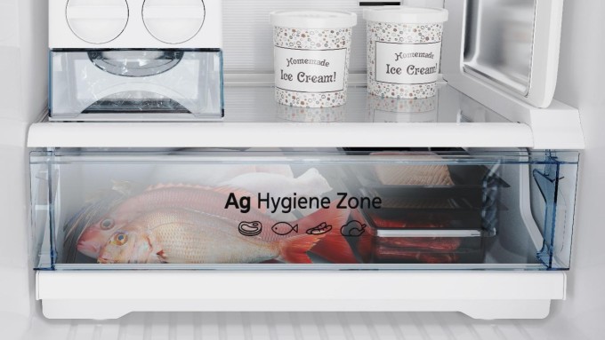 Ngăn trữ đông Ag Hygiene Zone kháng khuẩn. Ảnh: Panasonic Việt Nam