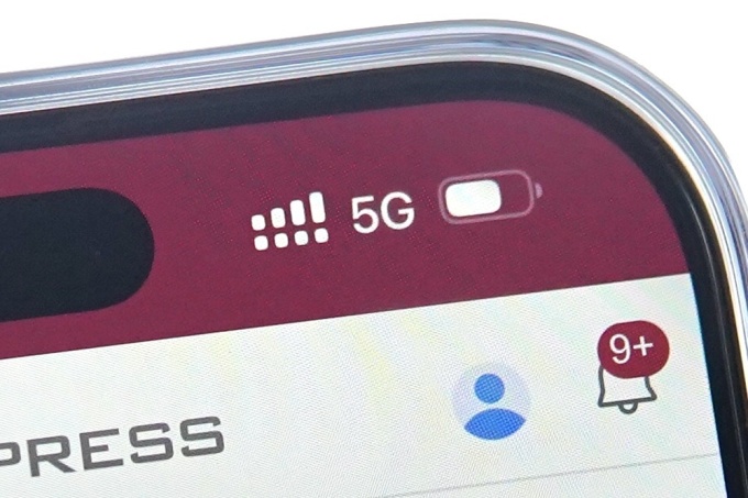 Sóng 5G trên một smartphone. Ảnh: Lưu Quý