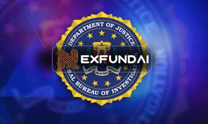 Logo của NexFundAI và FBI. Ảnh: Ebizmba