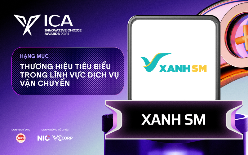 Xanh SM đoạt giải nhất hạng mục Thương hiệu tiêu biểu trong lĩnh vực Dịch vụ vận chuyển nhờ chênh lệch chỉ 2.096 lượt bình chọn- Ảnh 1.