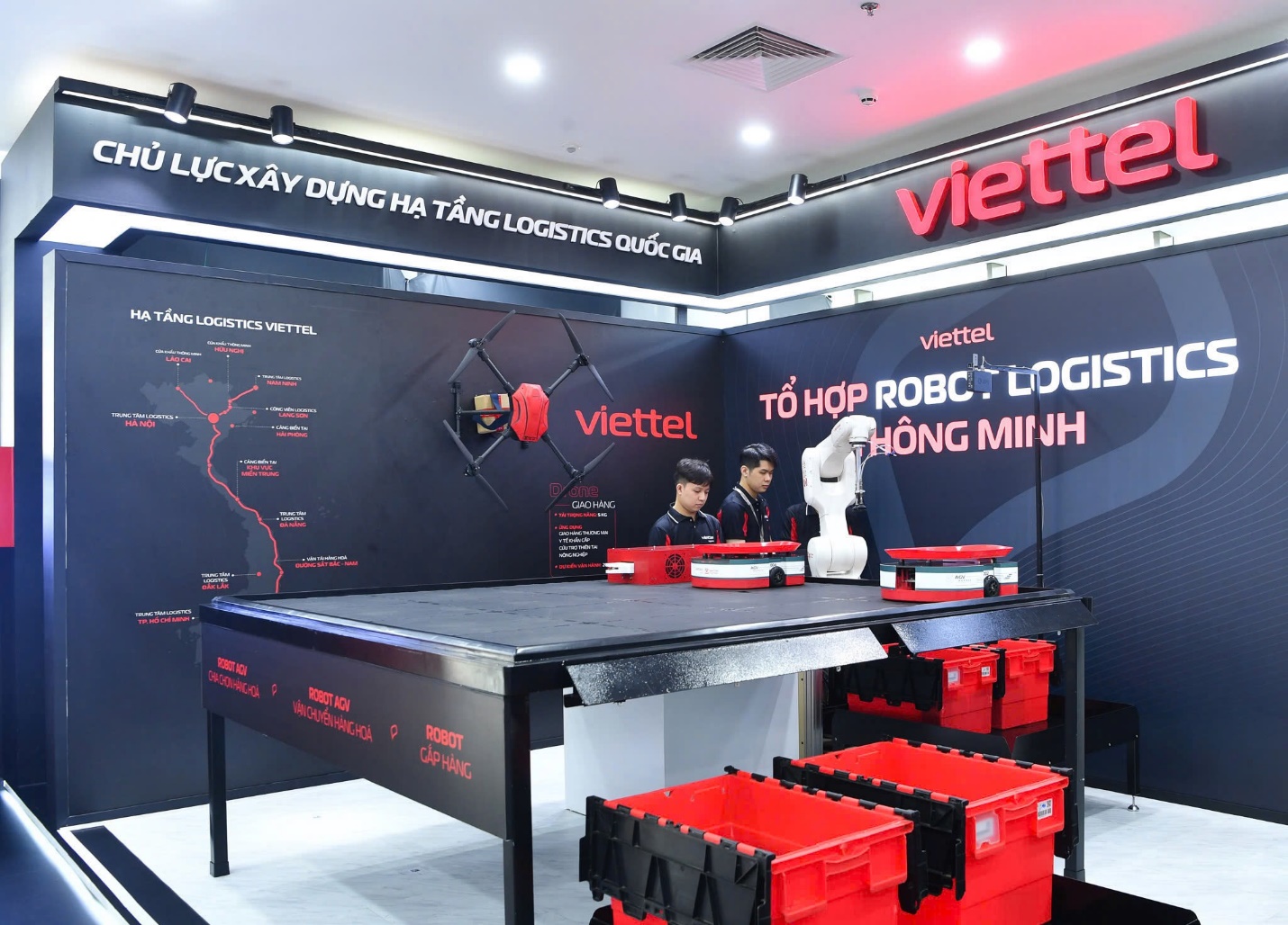 Điều thú vị về tổ hợp robot logistics thông minh "Made by Viettel Post" tại Innovate Việt Nam 2024- Ảnh 3.