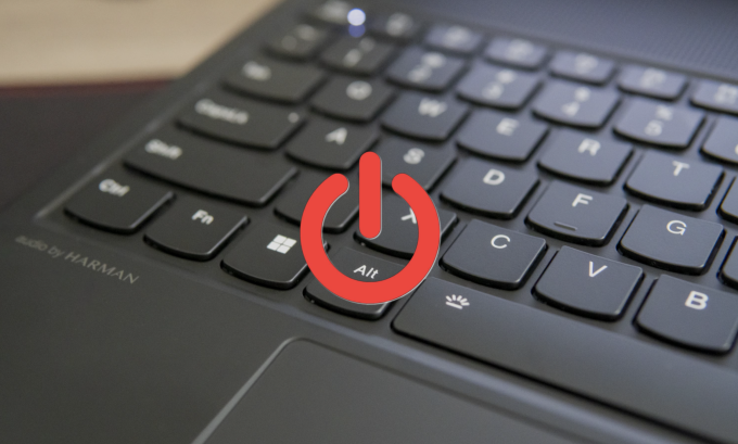 Minh họa về nút tắt máy tính trên laptop Windows. Ảnh: XDA-Developers