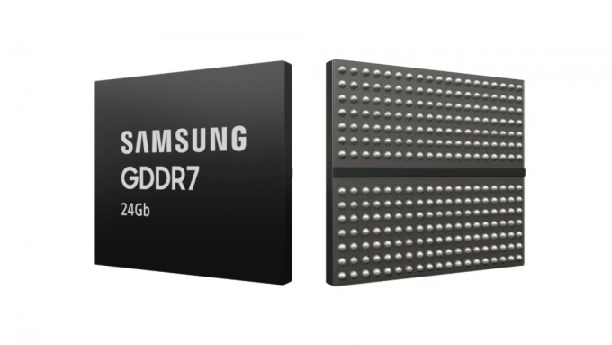 RAM GDDR7 3GB đầu tiên trên thế giới. Ảnh: Samsung