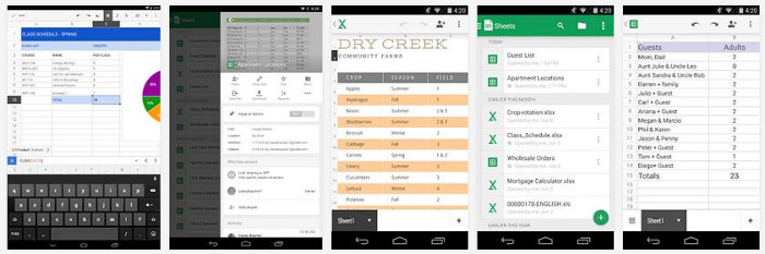 Google Sheets for Android