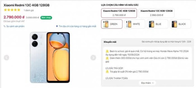 Vua doanh số Redmi 13C của Xiaomi: Màn hình mượt , giá chưa đến 3 triệu - Ảnh 2.