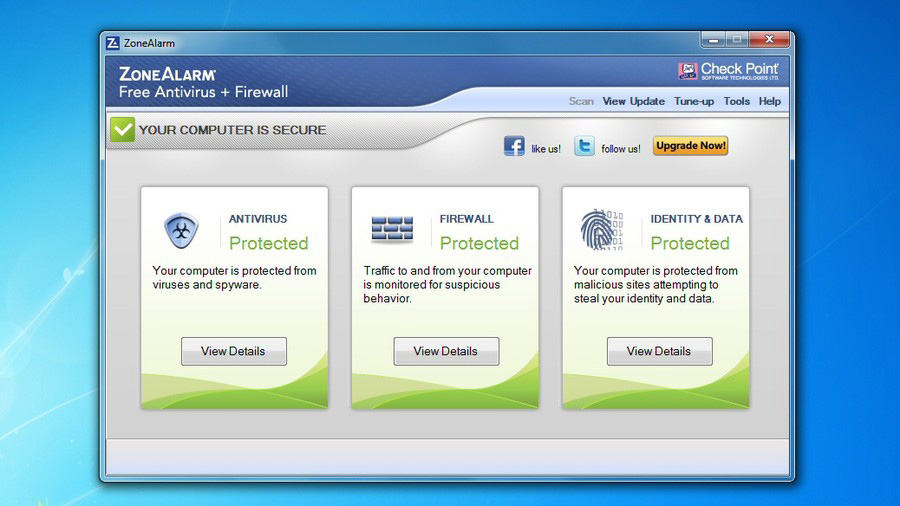 ZoneAlarm Free Antivirus + Firewall